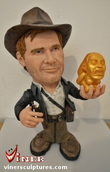 Harrison Ford as Indiana Jones by Mike K. Viner